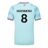 Maglia Calcio Burnley Lesley Ugochukwu #8 Seconda Divisa 2025-26 Manica Corta